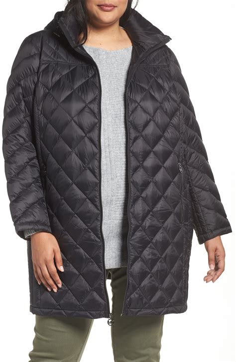 michael kors packable down jacket men'|Michael Kors packable nylon anorak.